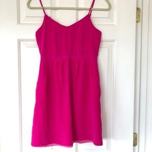 Madewell Pink Silk Dress